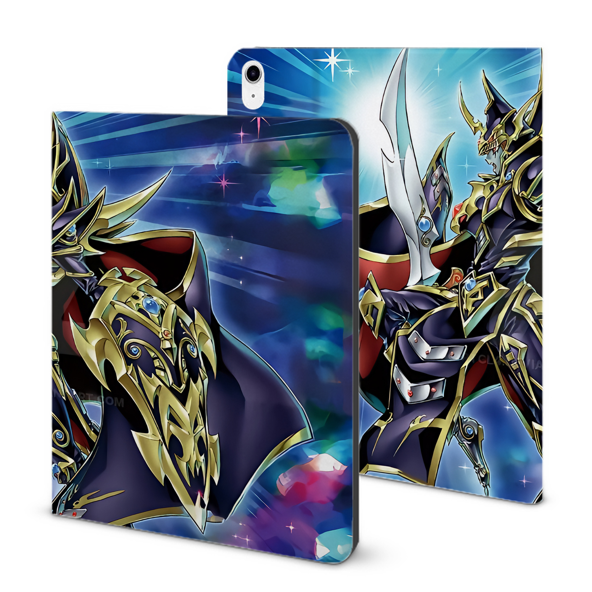 （画像用） 遊☆戯☆王 Yu-Gi-Oh! IPad ケース ブック型 PUレザー TPU 耐衝撃 軽量 薄型 ペン収納なし 全面保護 IPad 各モデル対応